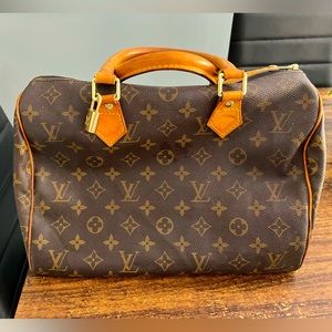 Authentic Louis Vuitton monogram speedy 30 bag